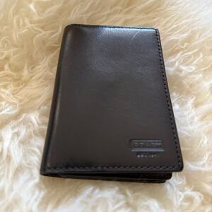 Vintage Coach Black Leather Wallet